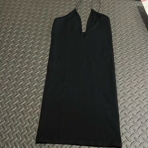 Free People Skinny Strap plunge V neck bodycon dress size XS/S